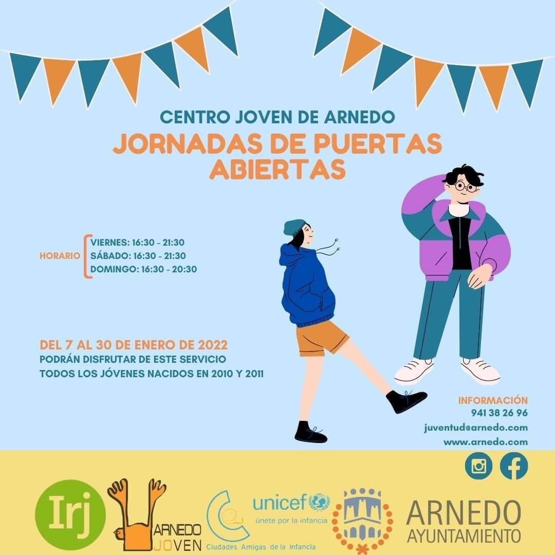 Lee más sobre el artículo Jornadas de puertas abiertas en el Centro Joven de Arnedo para nuevos socios