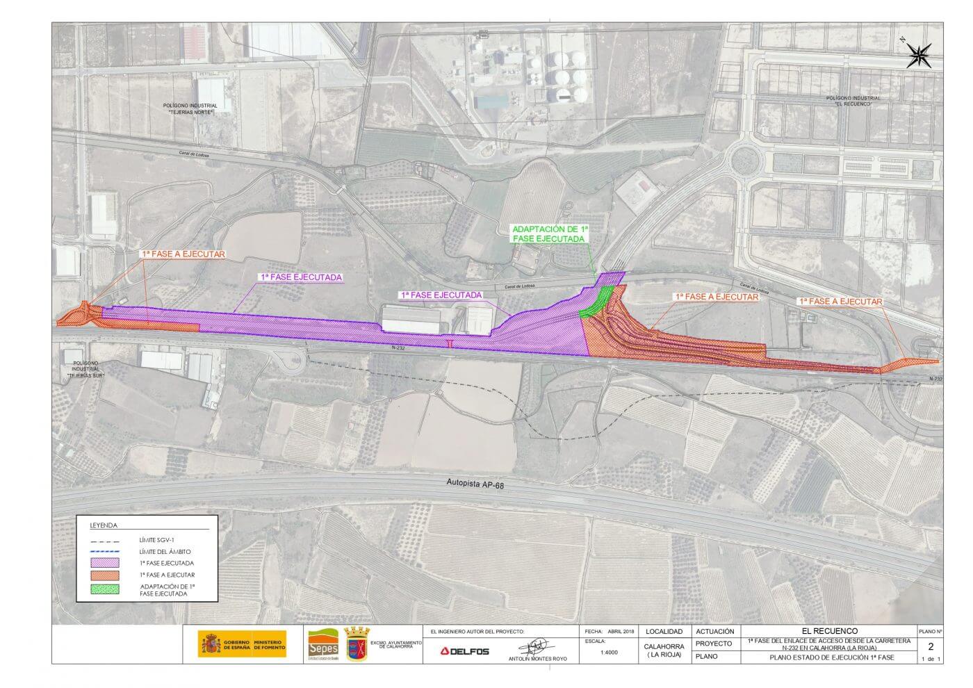 Lee más sobre el artículo SEPES licita por 1,15 millones de euros las obras del nuevo acceso directo al polígono El Recuenco de Calahorra desde la N-232