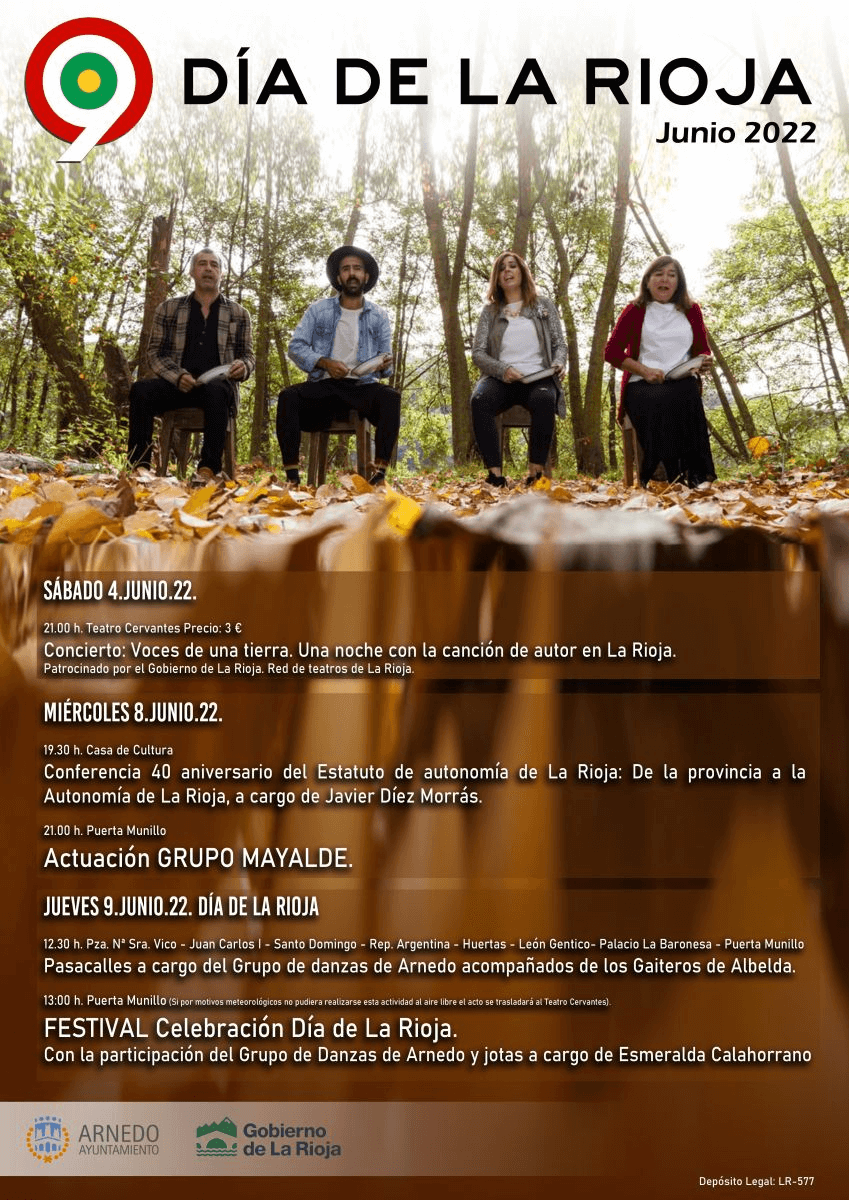 Lee más sobre el artículo El Ayuntamiento de Arnedo organiza varias actividades para celebrar el Día de La Rioja y el 40 aniversario del Estatuto de Autonomía