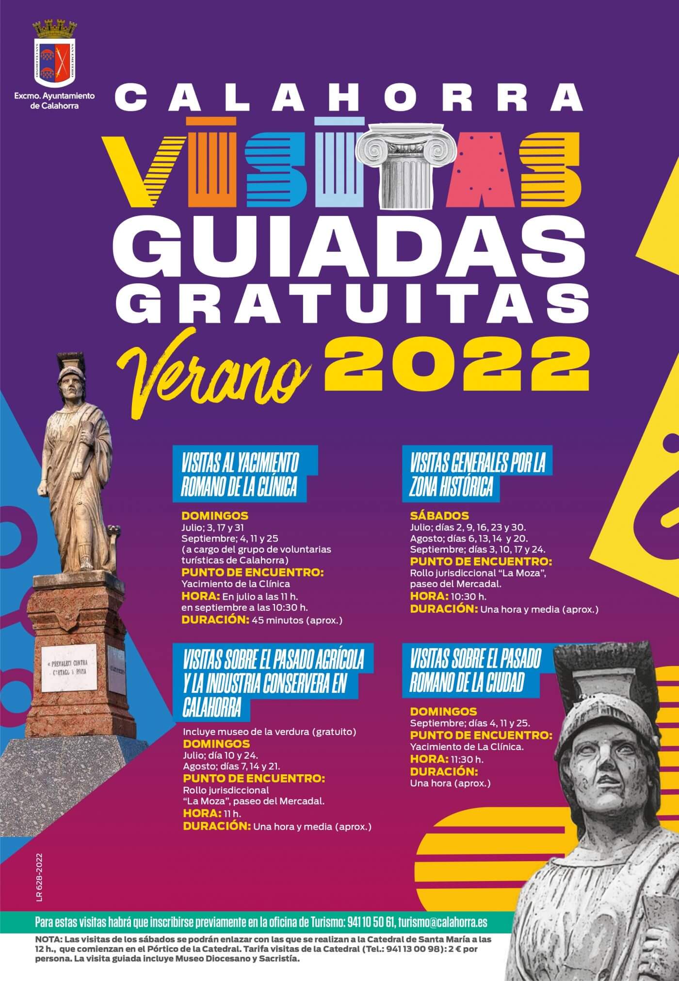 Lee más sobre el artículo El ayuntamiento de Calahorra planifica 30 visitas turísticas gratuitas a la ciudad para este verano