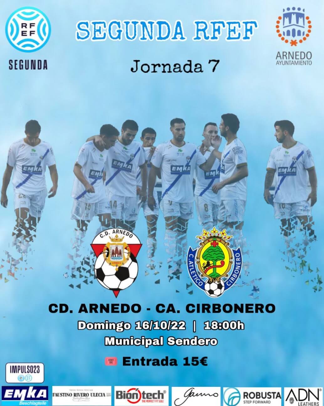 Lee más sobre el artículo El CD Arnedo de 2ª RFEF jugará el sábado 16 de octubre en ‘Sendero’ ante el Cirbonero tras ganar al Mutilvera