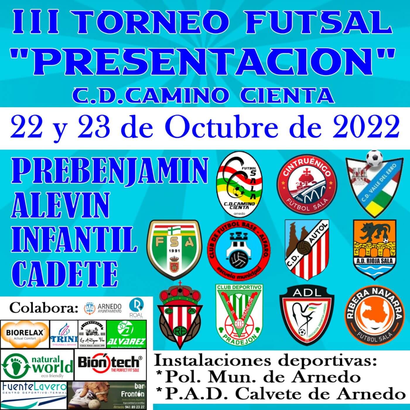 Lee más sobre el artículo III Torneo Futsal del CD Camino Cienta de Arnedo