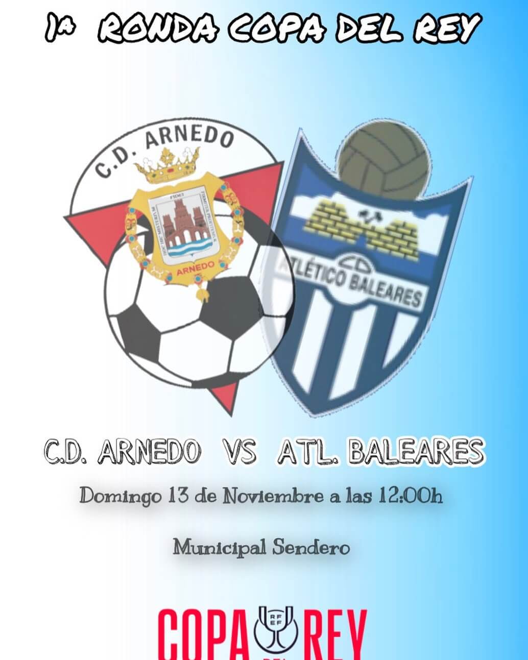 Lee más sobre el artículo El CD Arnedo se volcará esta semana en el partido de la Copa del Rey ante el Atlético Baleares de 1ª RFEF que se jugará el domingo 13 en Sendero