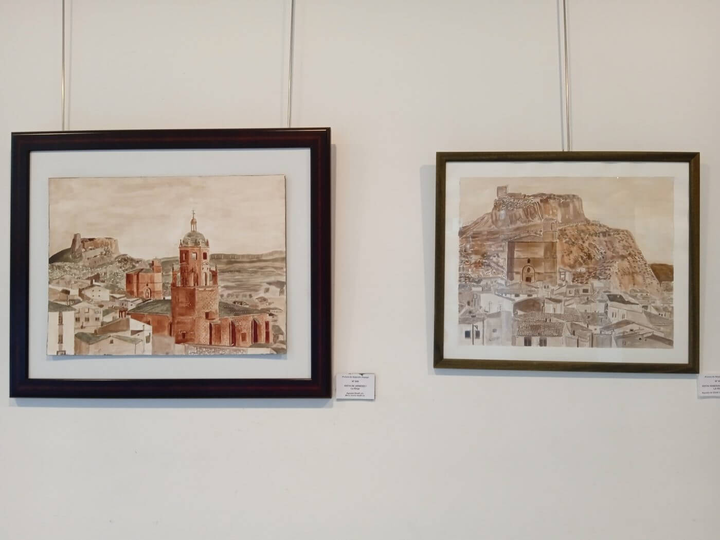 Lee más sobre el artículo Cáritas Parroquial de Arnedo ingresa 520 euros de las ventas de la exposición solidaria del pintor riojano Alejandro Espiga