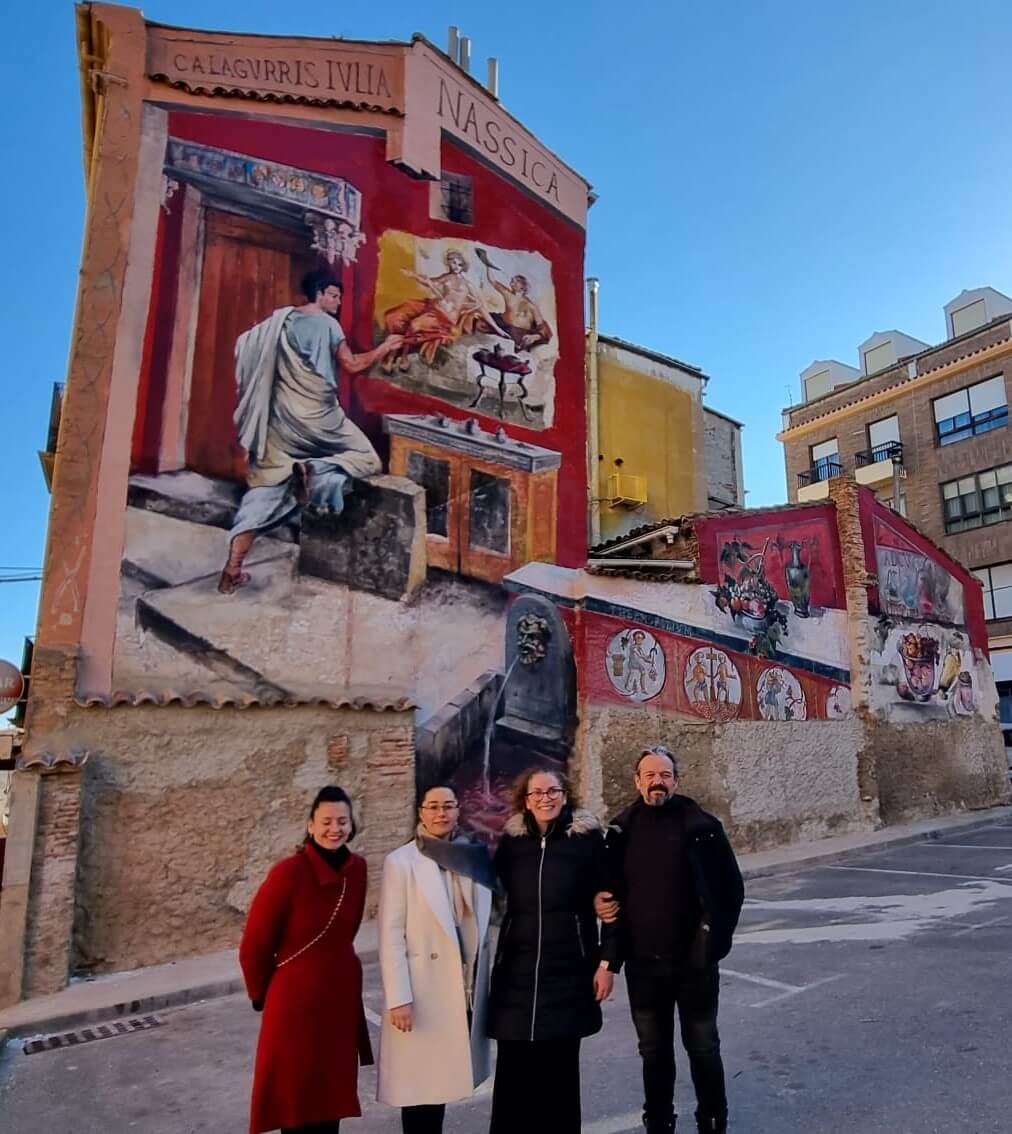 Lee más sobre el artículo Calahorra estrena un nuevo mural artístico en la medianera entre las calles Santiago y Carreteros