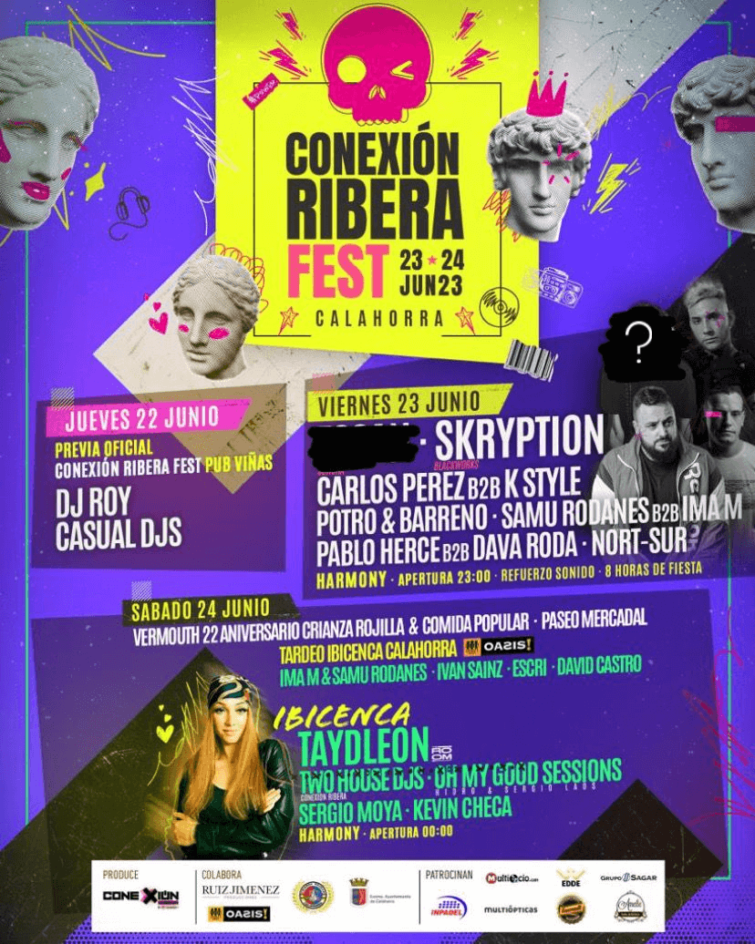 Lee más sobre el artículo El nuevo festival musical «Conexión Ribera Fest» se celebrará en Calahorra los próximos 23 y 24 de junio