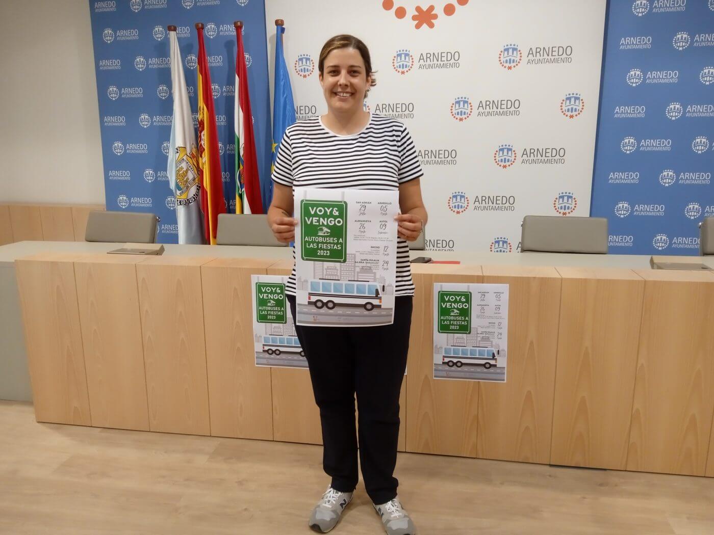 Lee más sobre el artículo El ayuntamiento de Arnedo vuelve a poner en marcha el servicio de autobuses para las fiestas ‘Voy y vengo’