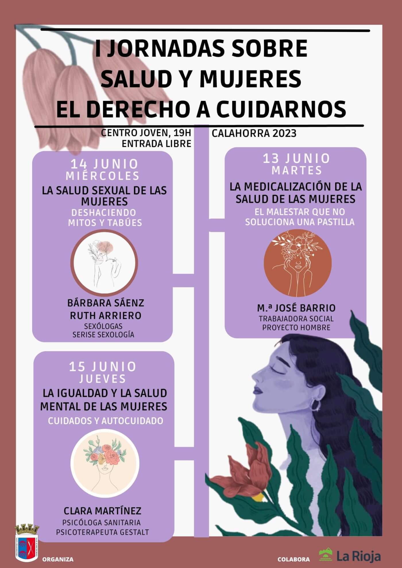 Lee más sobre el artículo El Ayuntamiento de Calahorra organiza los días 12, 13 y 14 de junio las «I Jornadas sobre Salud y Mujeres. El derecho a cuidarnos»