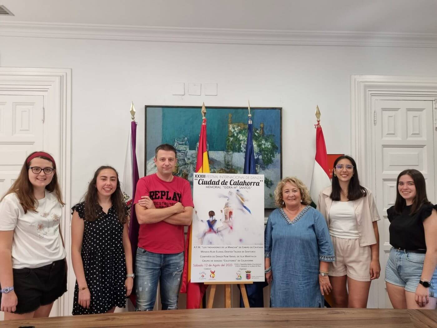 Lee más sobre el artículo Grupos de Martinica, Ciudad Real y Vizcaya participarán el 12 de agosto en el «XXXIII Festival de danzas Ciudad de Calahorra» junto al grupo local ‘Coletores’