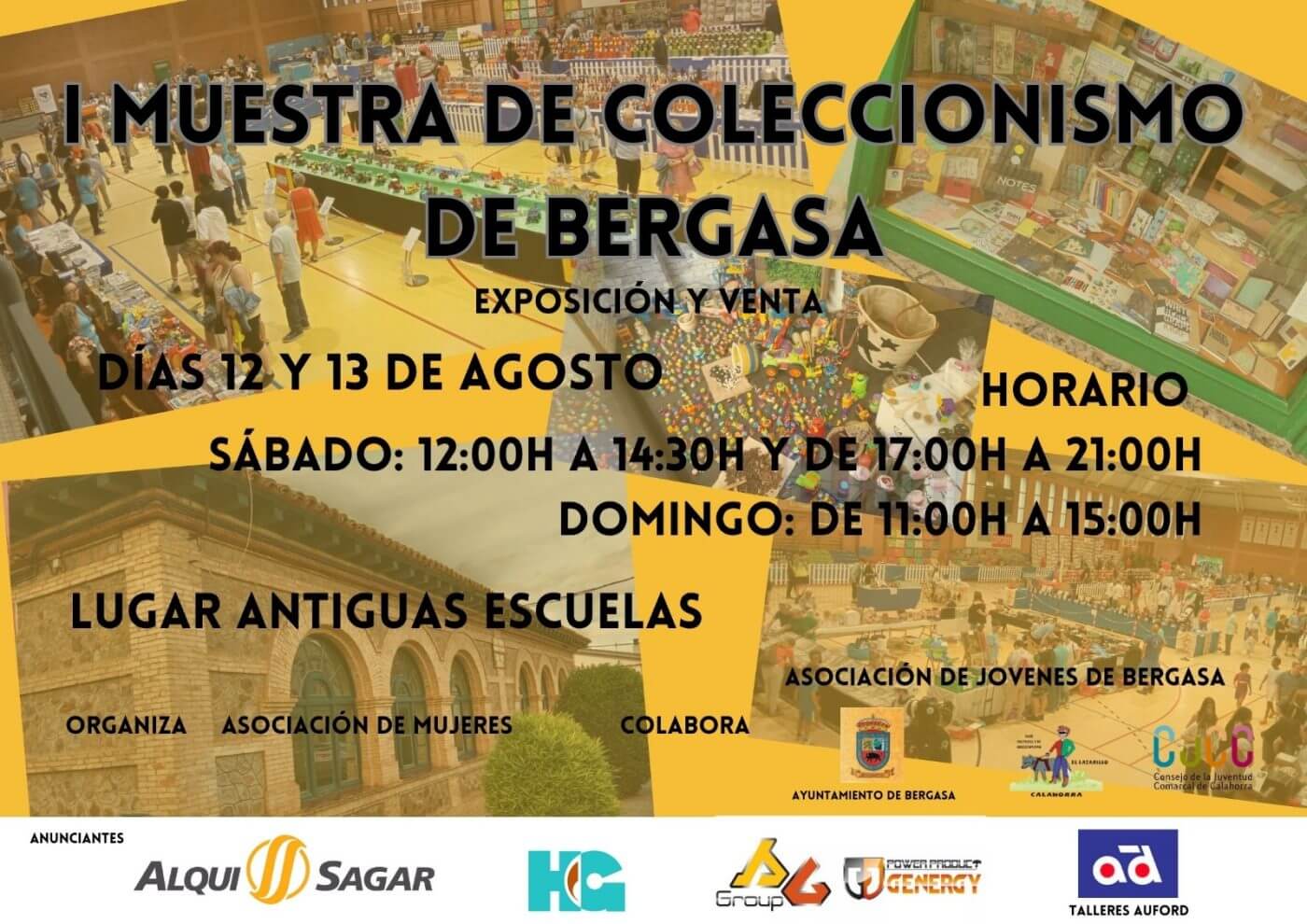 Lee más sobre el artículo Bergasa acoge este fin de semana del 12 y 13 de agosto su primera Muestra de Coleccionismo