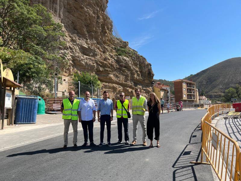 Lee más sobre el artículo Las obras de mejora de la travesía de la LR-286 en Cervera del Río Alhama acabarán en noviembre