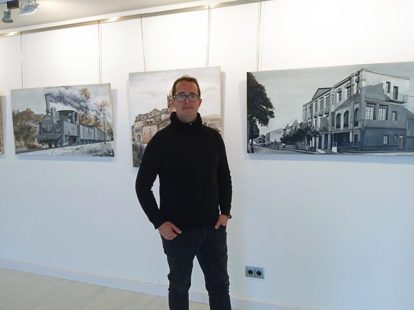 Lee más sobre el artículo El pintor arnedano Félix Martínez-Losa expone 28 cuadros de patrimonio y naturaleza de Arnedo y el Valle del Cidacos