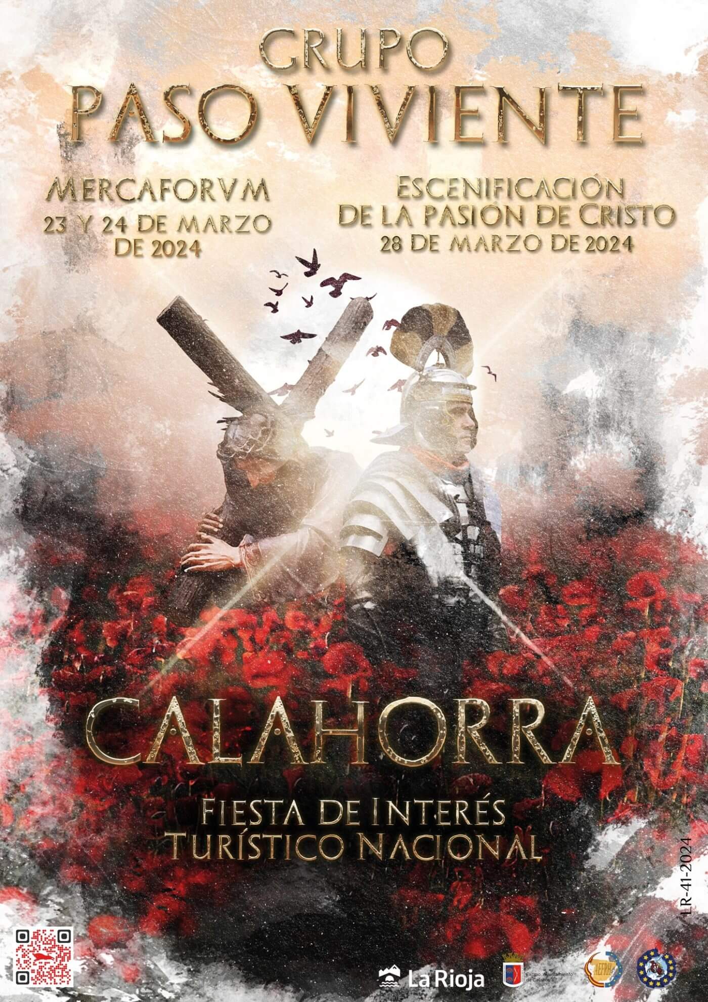 Lee más sobre el artículo El Grupo Paso Viviente de Calahorra organiza el XXVIII Mercafórum los días 23 y 24 de marzo y la XLI Escenificación de la Pasión de Cristo el próximo Jueves Santo