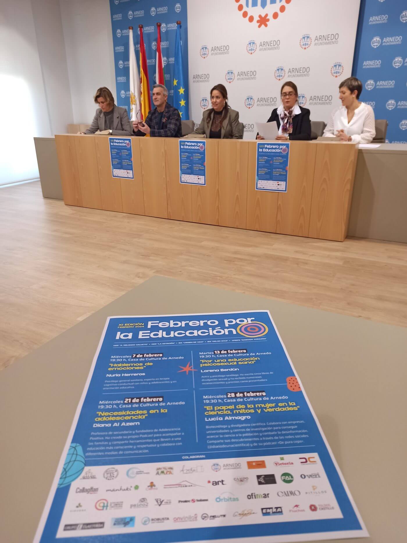 Lee más sobre el artículo El ciclo «Febrero por la Educación» que organizan las AMPAS de Arnedo se centrará en la gestión de las emociones, la educación psicosexual, las necesidades de la adolescencia y el papel de la mujer en la ciencia