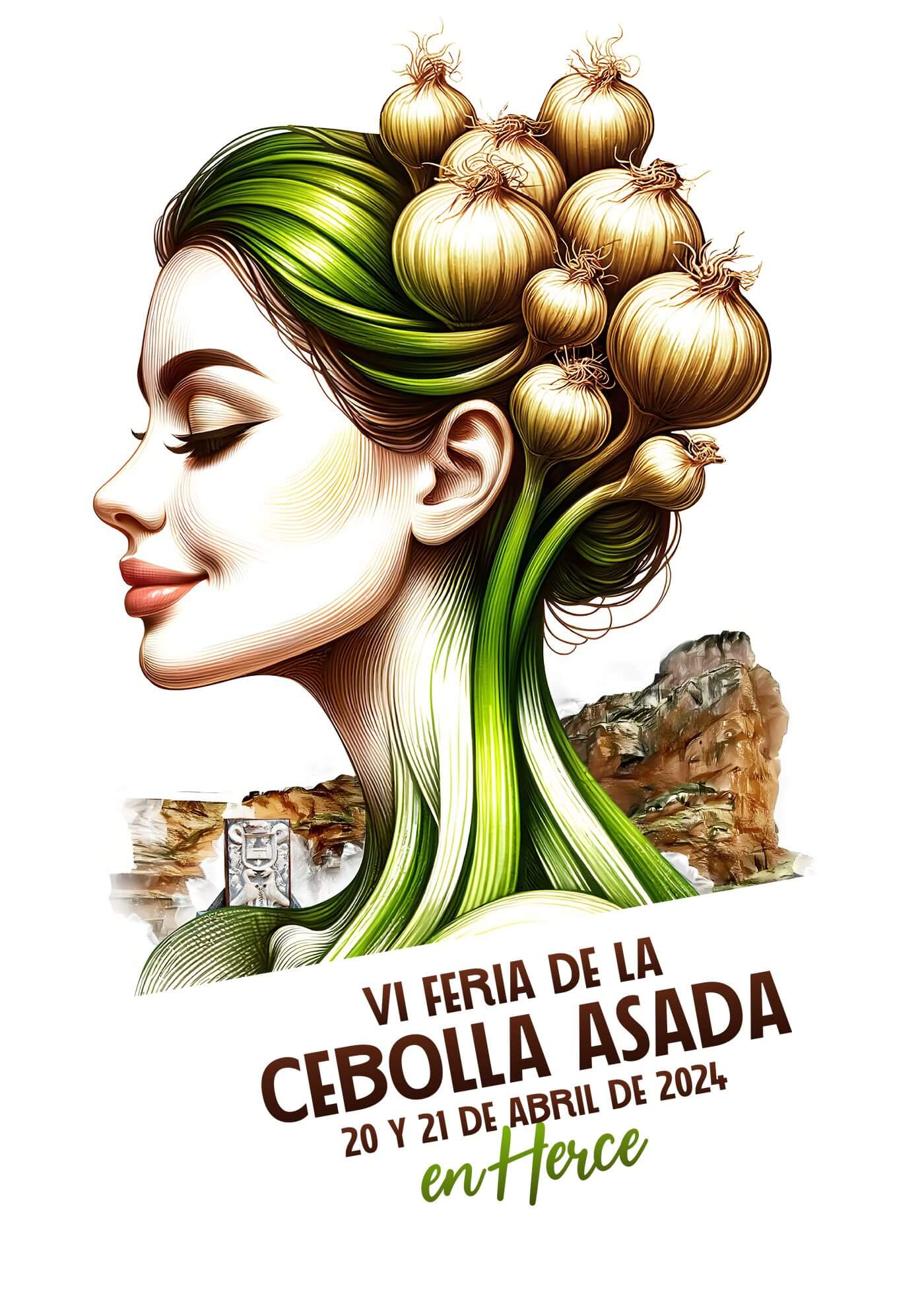 Lee más sobre el artículo El murciano Rubén Lucas gana el II Concurso del cartel anunciador de la «VI Feria de la Cebolla Asada» de Herce con «Homenaje a la mujer»