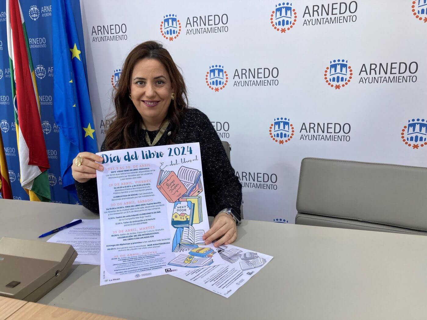 Lee más sobre el artículo Arnedo celebra el ‘Día del Libro’ con un recorrido dramatizado por la biblioteca municipal