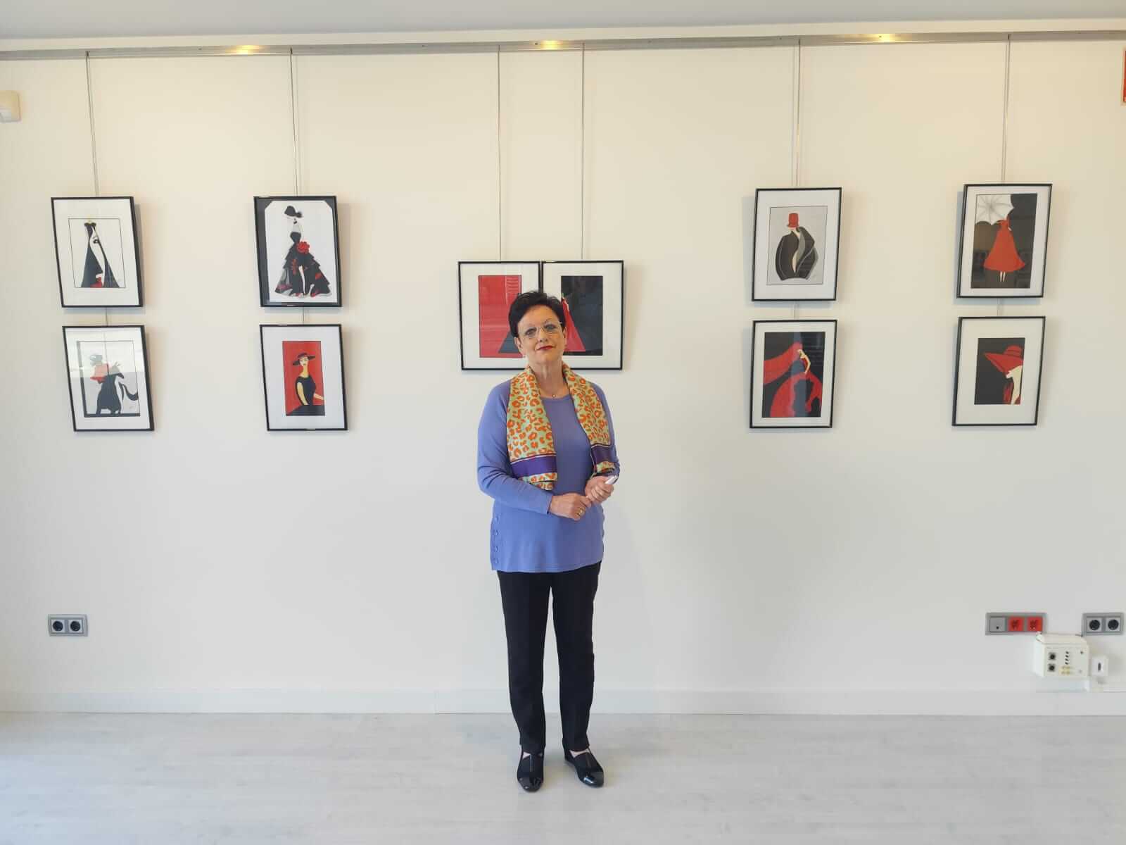 Lee más sobre el artículo El Centro Fundación Caja Rioja de Arnedo acoge la exposición de dibujos de la alfareña Mari Carmen Sáenz