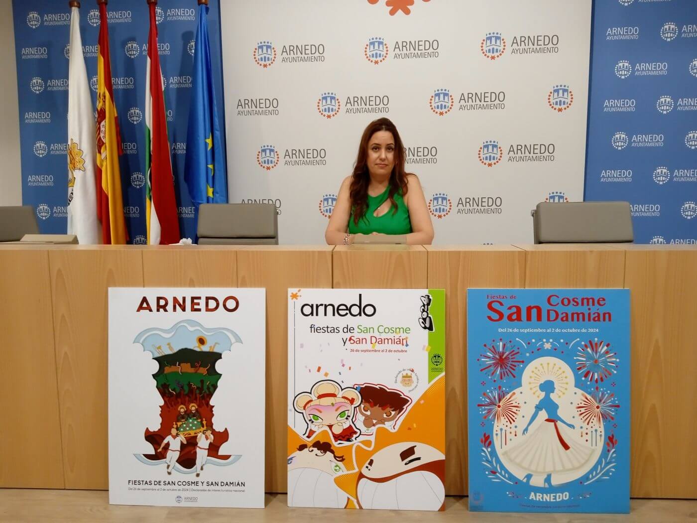 Lee más sobre el artículo Tres trabajos concurren al concurso del cartel de las Fiestas Patronales de Arnedo, abierto a la votación del público