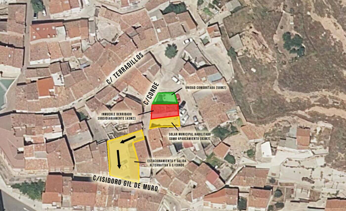 Lee más sobre el artículo La calle Conde, en el casco antiguo de Arnedo, contará con un nuevo espacio de aparcamiento de 184 metros cuadrados