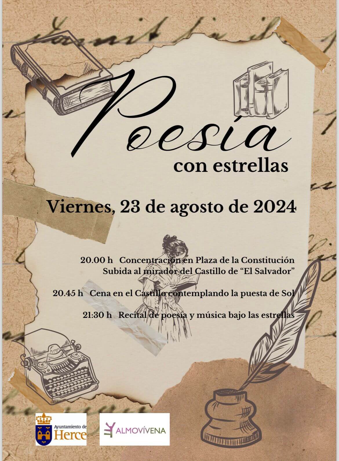 Lee más sobre el artículo La Asociación Almovívena de Herce celebra una nueva edición de Poesía con estrellas, el Día del Socio y el campeonato de frontenis