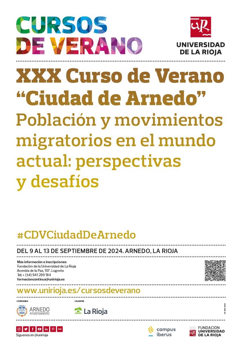 Lee más sobre el artículo El próximo lunes 9 de septiembre arranca el XXX Curso de Verano de la UR en Arnedo