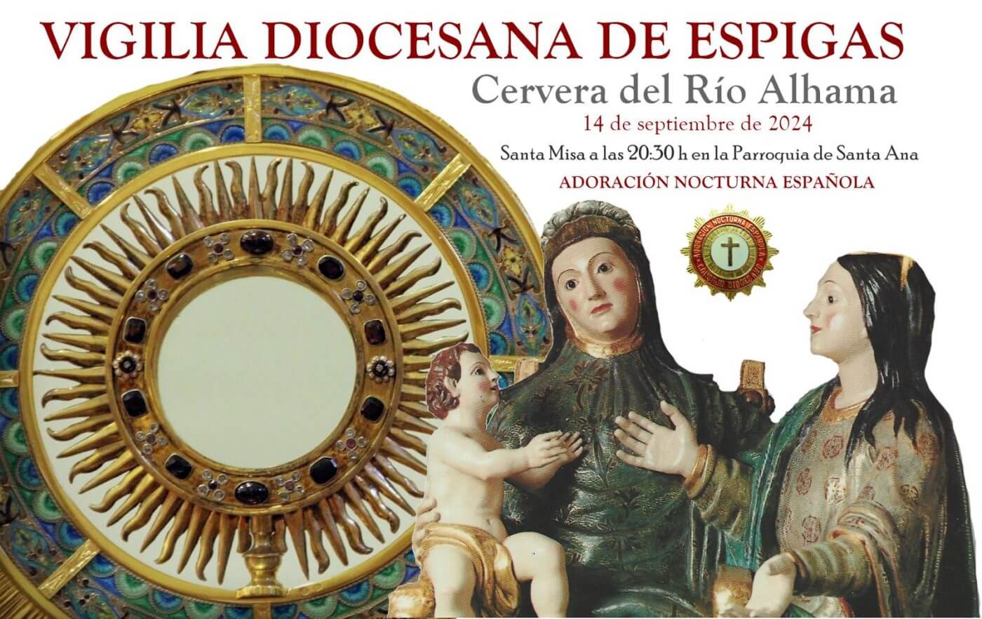Lee más sobre el artículo Cervera del Río Alhama será este sábado 14 de septiembre la sede de la Vigilia de Espigas 2024