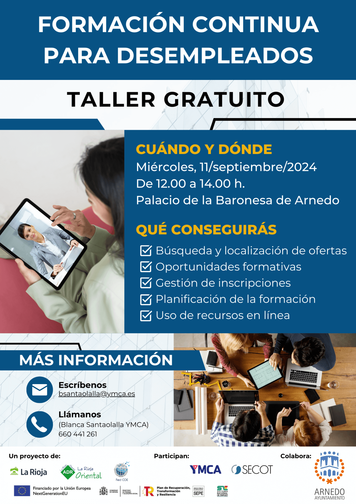 Lee más sobre el artículo El COE Rural ofrece nuevos cursos sobre empleabilidad en Arnedo y Calahorra