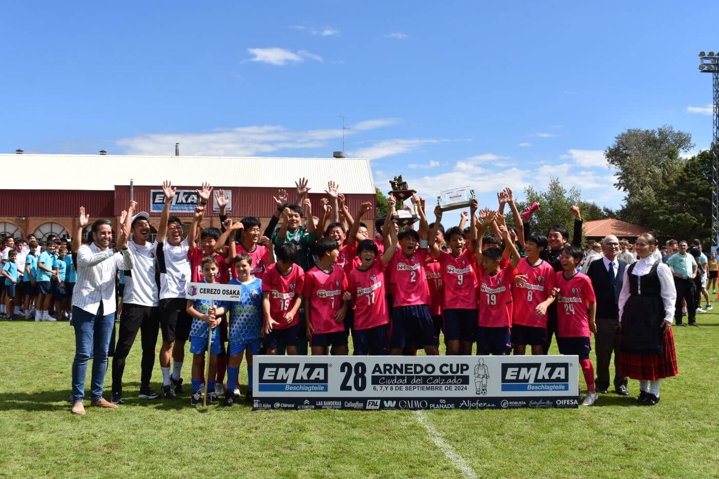 Lee más sobre el artículo El equipo japonés Cerezo Osaka gana el XXVIII Torneo de Fútbol Arnedo Cup