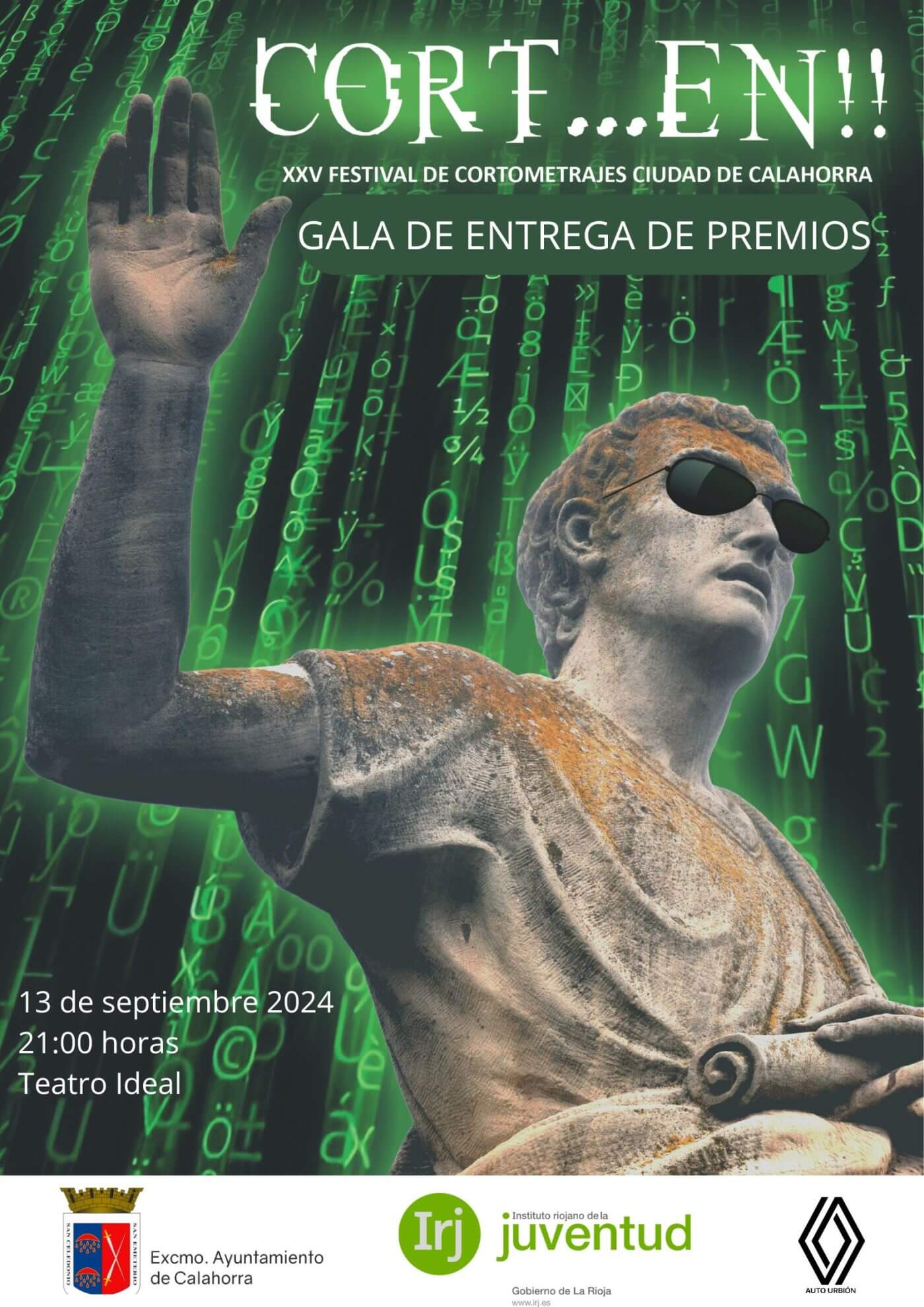 Lee más sobre el artículo Las invitaciones para asistir a la gala del XXV Festival de Cortometrajes Ciudad de Calahorra estarán disponibles desde el 5 de septiembre