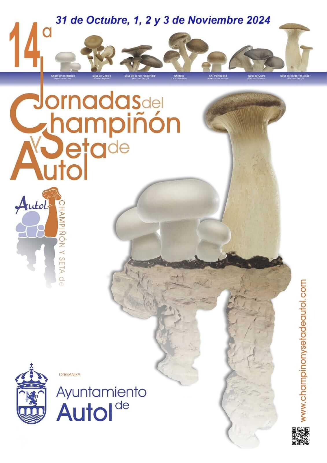 Lee más sobre el artículo Autol acogerá del 31 de octubre al 3 de noviembre las «XIV Jornadas del Champiñón y la seta» con múltiples actividades