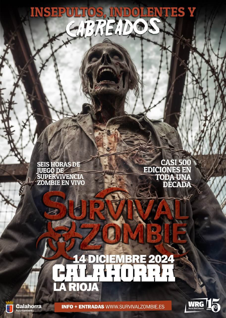 Lee más sobre el artículo El evento de rol «Survival Zombie» llegará a Calahorra el sábado 14 de diciembre