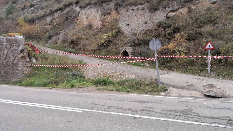 Lee más sobre el artículo El Gobierno de La Rioja instalará barreras dinámicas en el tramo de la LR-115 en Arnedillo afectado por un desprendimiento