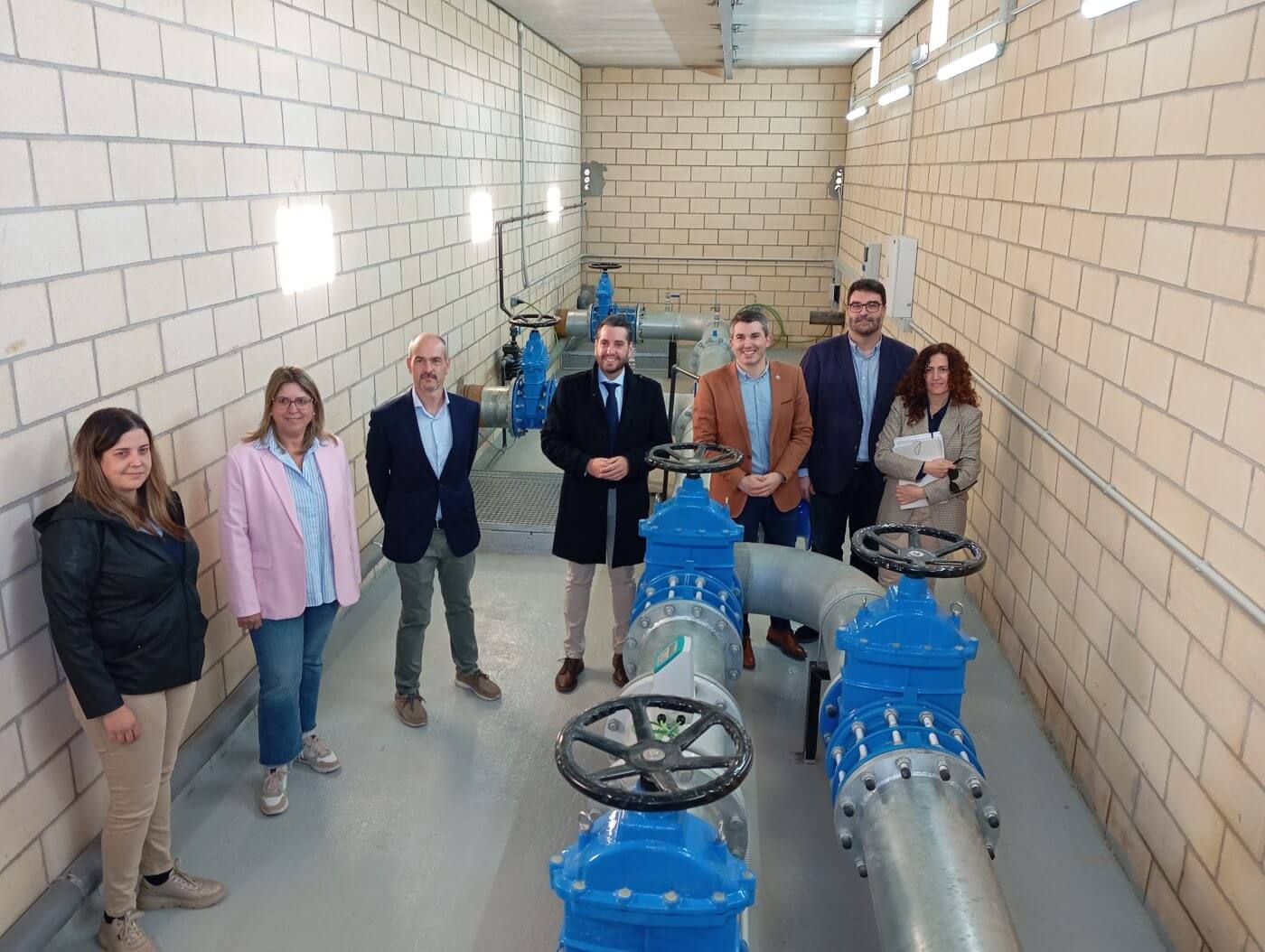 Lee más sobre el artículo El nuevo depósito de agua potable de Arnedo, preparado para la conexión con el Supramunicipal del Cidacos, facilita su mantenimiento y limpieza