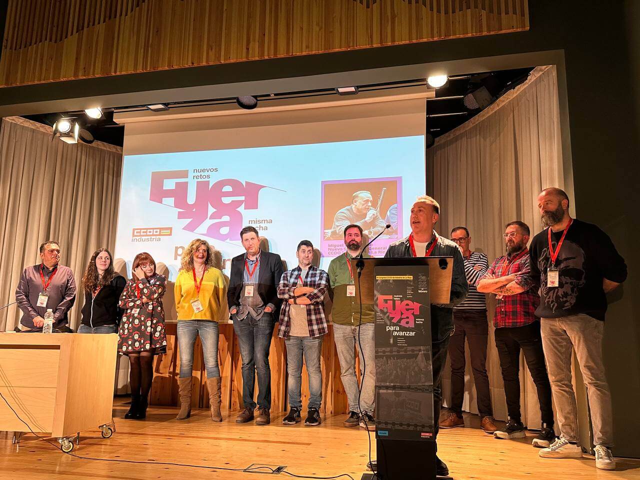 Lee más sobre el artículo Miguel Ángel Rello, nuevo Secretario General de CCOO Industria La Rioja tras el Congreso celebrado en Arnedo