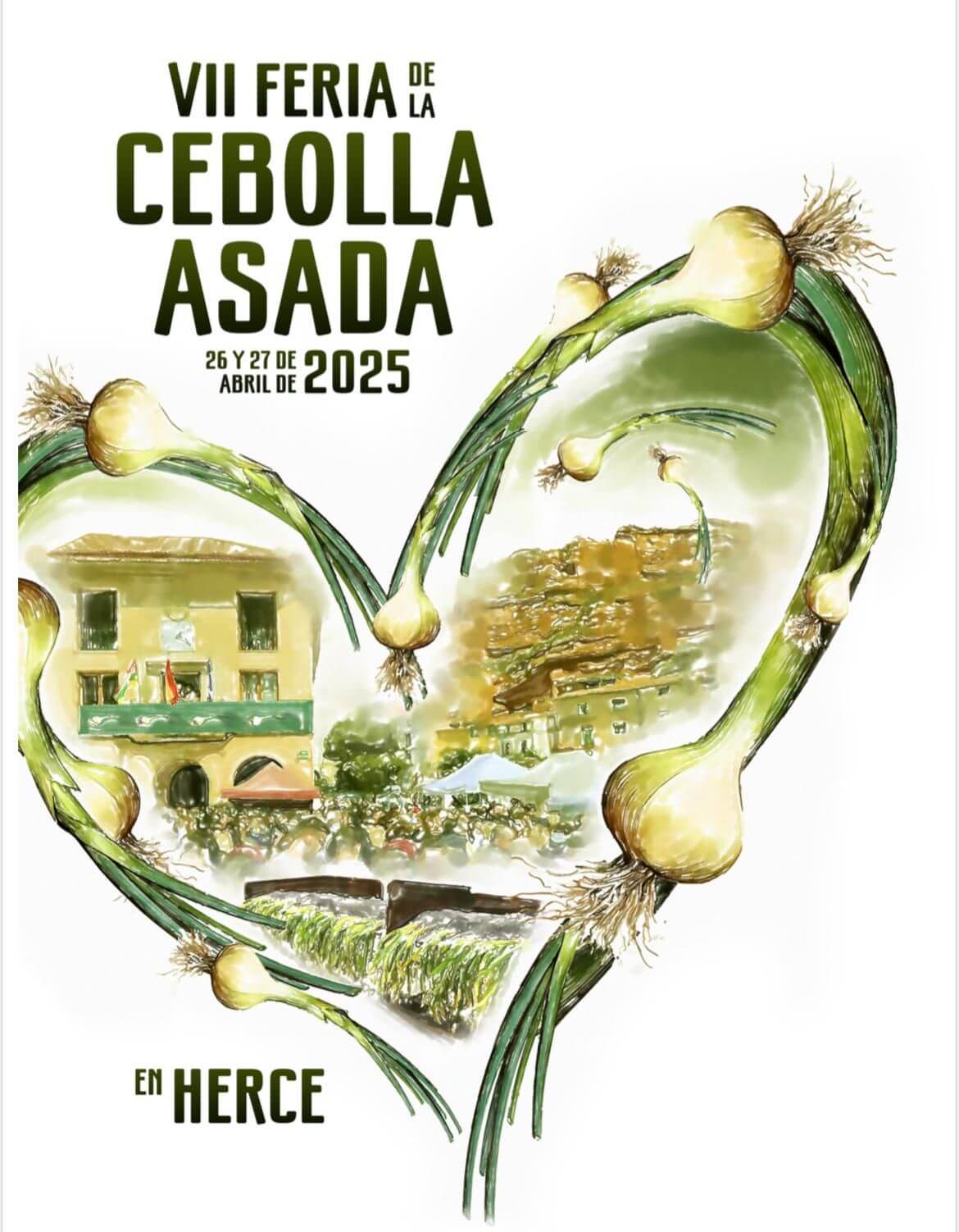 Lee más sobre el artículo Rubén Lucas García, con la obra «Corazón», vuelve a ganar el concurso nacional de carteles de la Feria de la Cebolla Asada de Herce