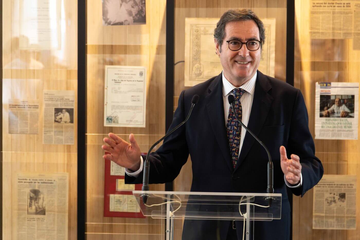 Lee más sobre el artículo El presidente de la CEOE, Antonio Garamendi, afirma en Arnedo que «a las empresas no les gustan los extremos, ni de un lado ni de otro»