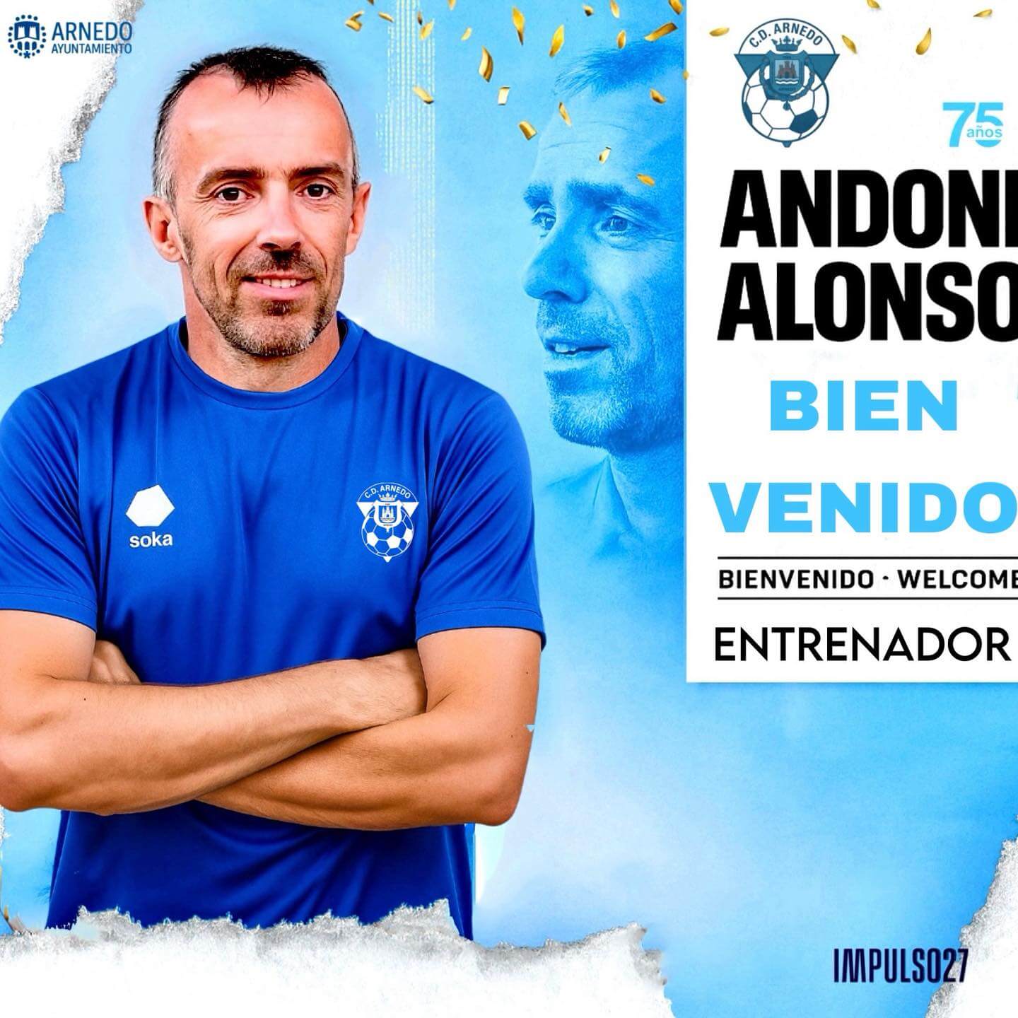 Lee más sobre el artículo Andoni Alonso será el nuevo entrenador del primer equipo del CD Arnedo