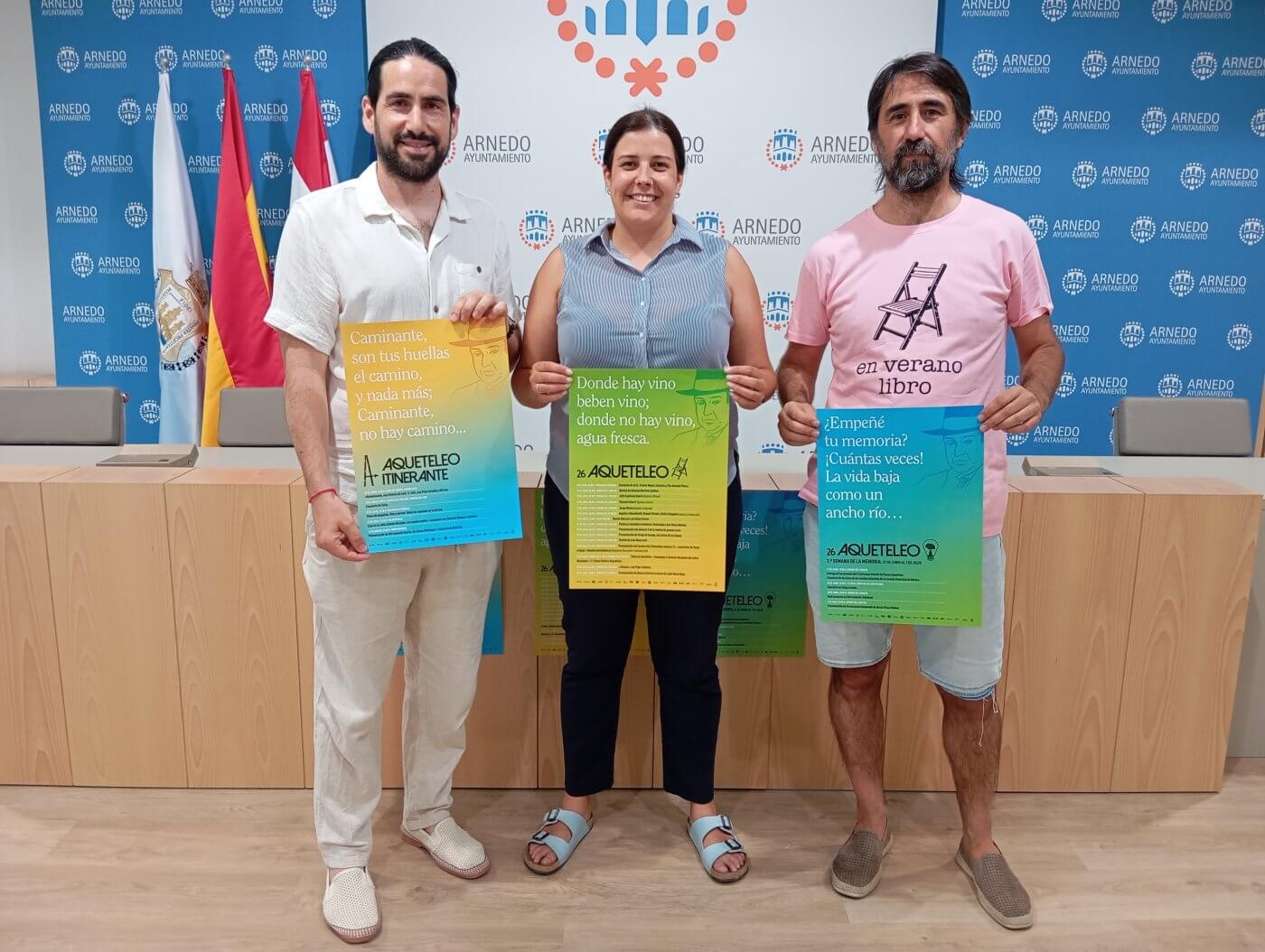 Lee más sobre el artículo El 26º Festival Literario ‘Aqueteleo’ de Arnedo, previsto del 27 de junio al 23 de agosto, incluye el lanzamiento del ‘Aqueteleo Itinerante Rural’