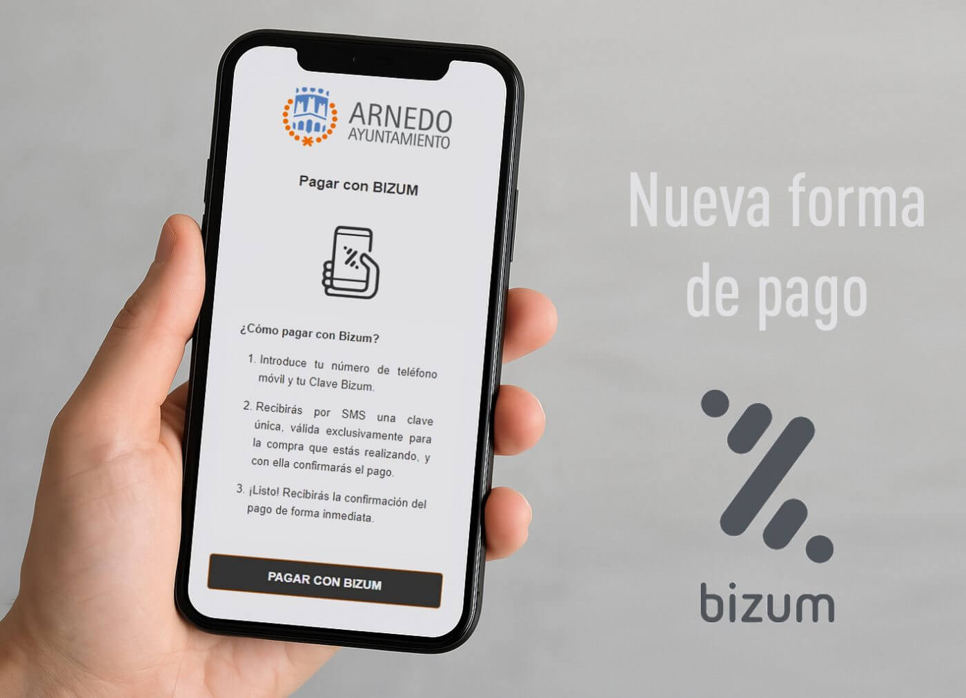 Lee más sobre el artículo El Ayuntamiento de Arnedo incorpora Bizum como método de pago en su sede electrónica