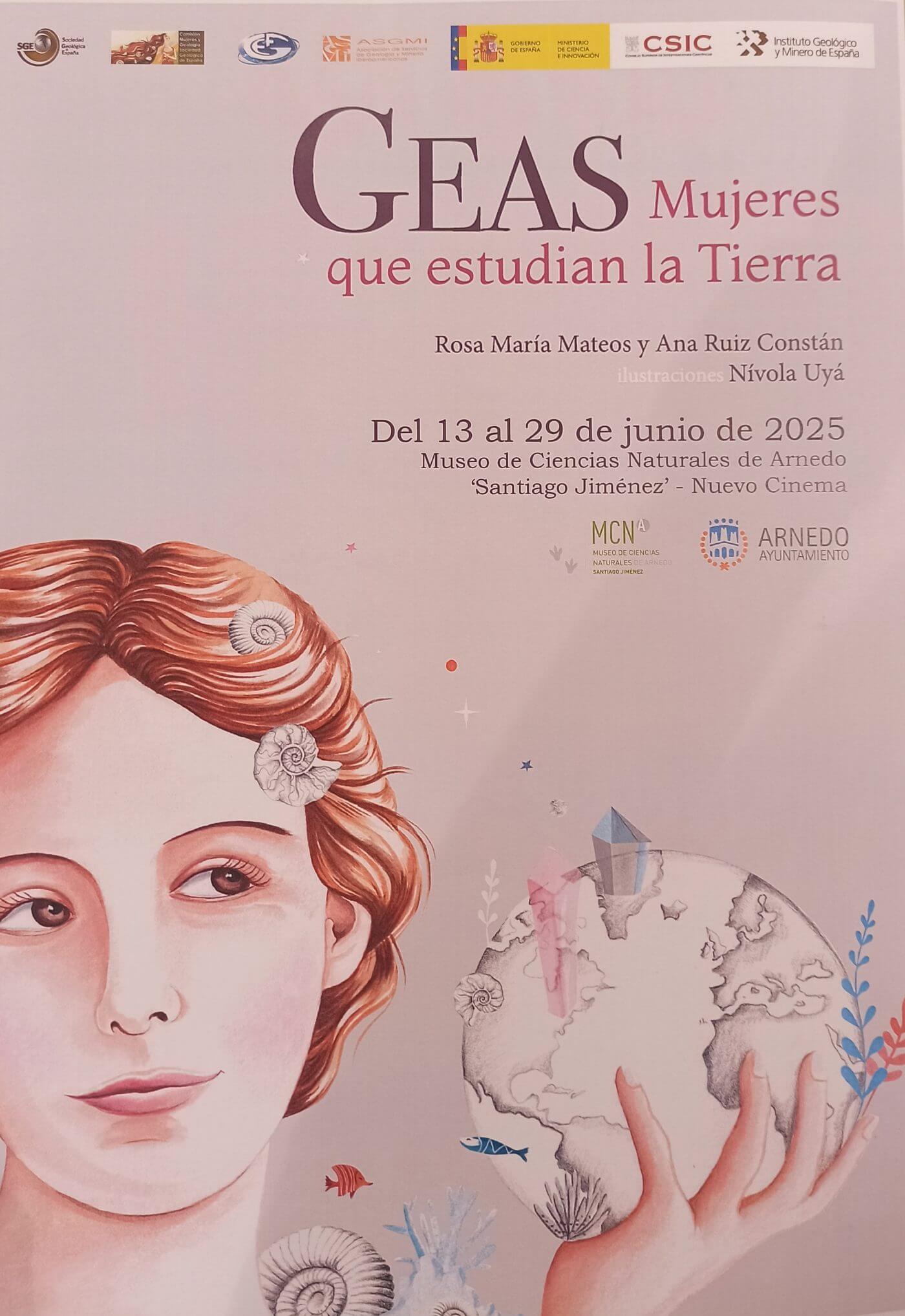 Lee más sobre el artículo El Museo de Ciencias Naturales de Arnedo acoge del 13 al 29 de junio la exposición «GEAS: Mujeres que estudian la Tierra»