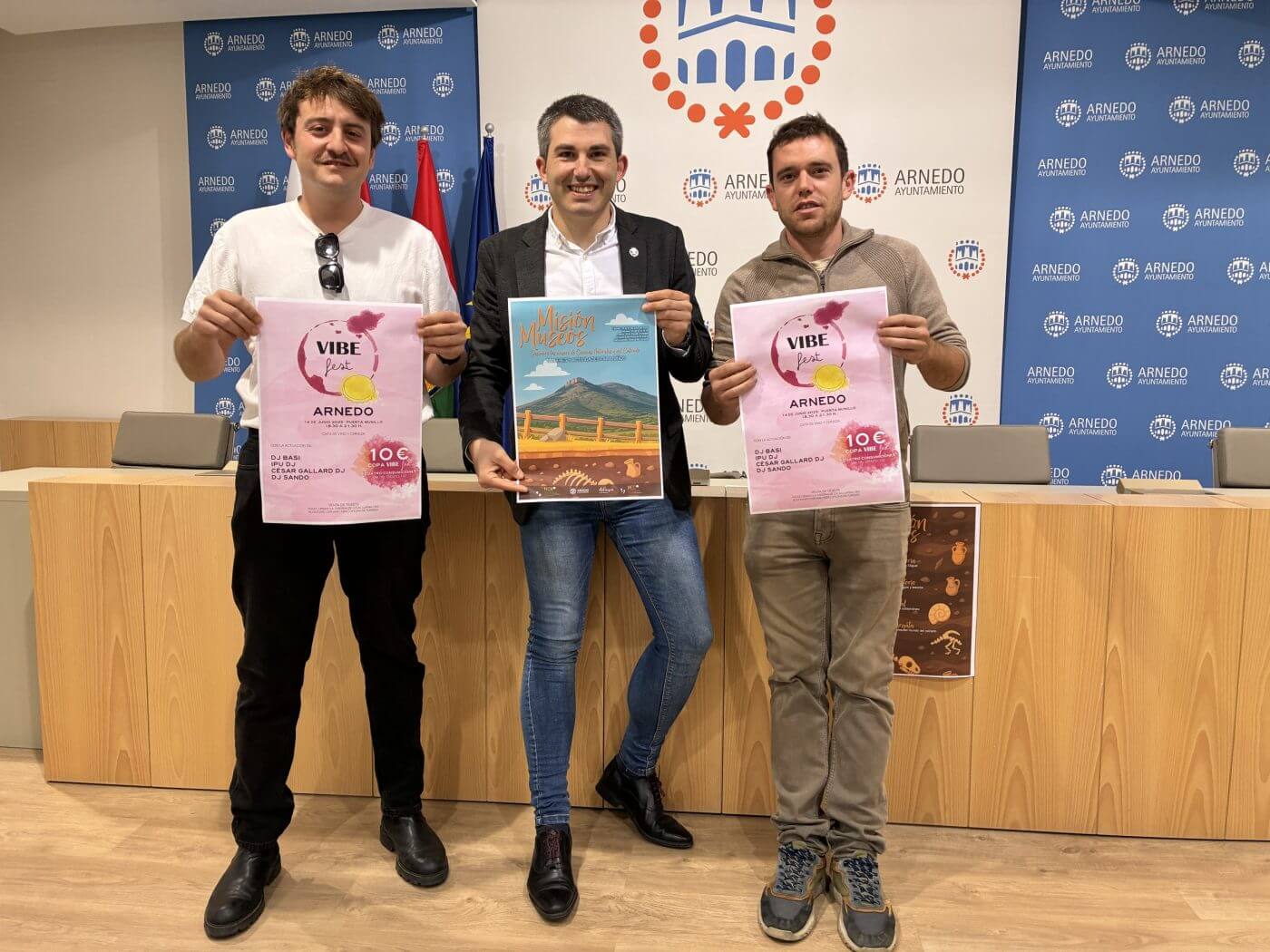 Lee más sobre el artículo La concejalía de Turismo de Arnedo organiza el «Vibe Fest» el sábado 14 y los talleres infantiles «Misión Museos» del 24 al 27 de junio