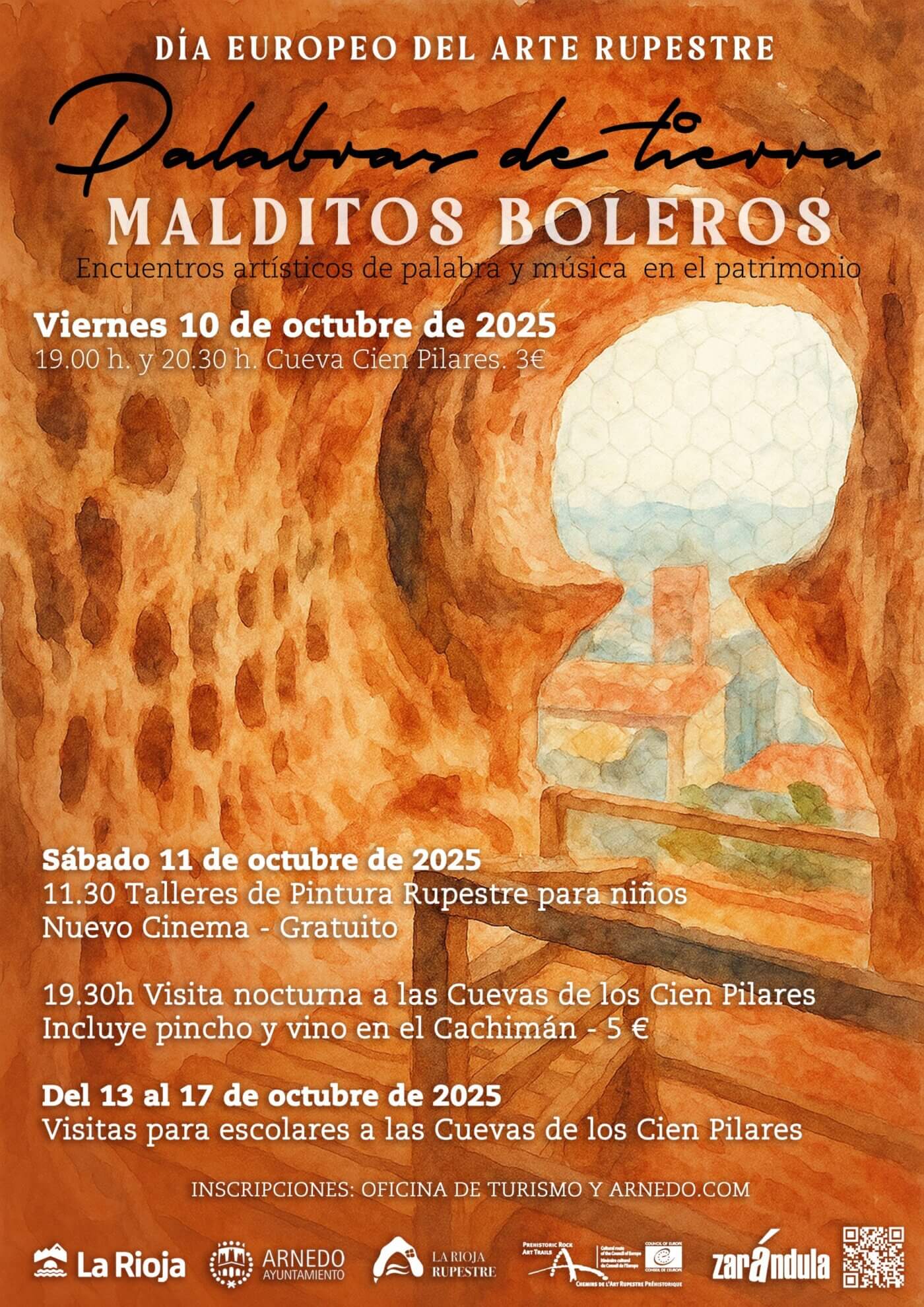 Lee más sobre el artículo Arnedo celebra el ‘Día Europeo del Arte Rupestre’ con actividades en las Cuevas de los Cien Pilares