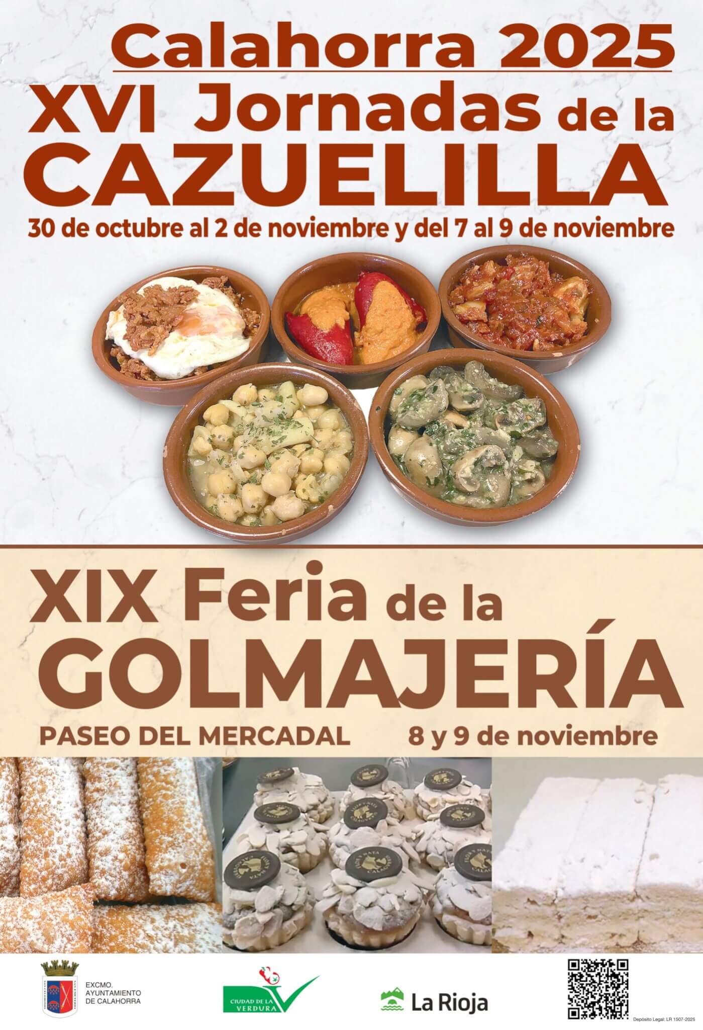 Lee más sobre el artículo Calahorra celebra en noviembre sus Jornadas de la Cazuelilla y la Feria de la Golmajería