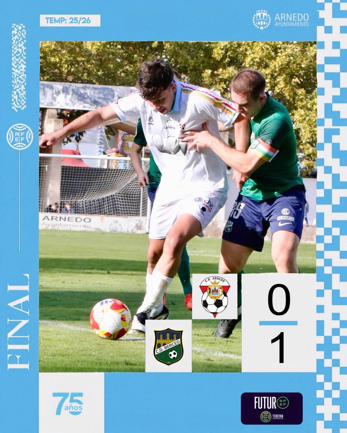 Lee más sobre el artículo El CD Arnedo jugará el domingo 12 de octubre en casa del Autol tras perder en ‘Sendero’ frente al Berceo