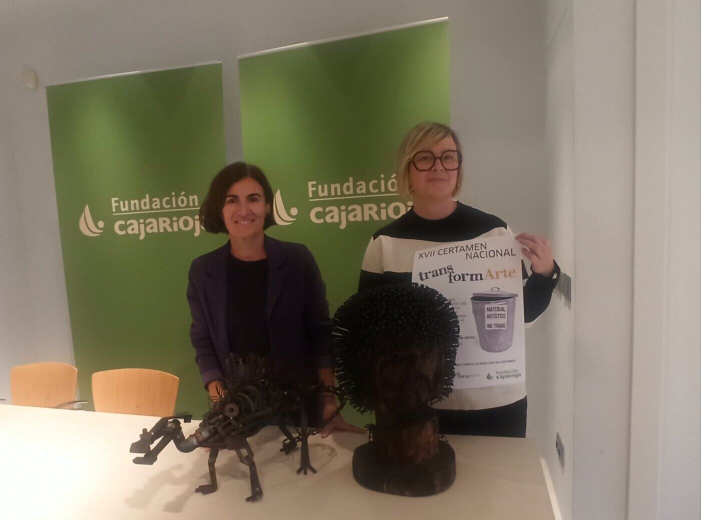 Lee más sobre el artículo La Fundación Cajarioja convoca el XVII Certamen «transformArte» que premia obras de arte realizadas con materiales reciclados