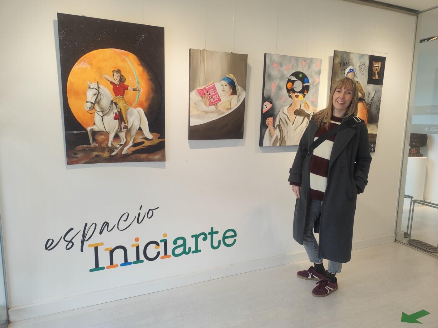 Lee más sobre el artículo María Ruiz Turlán expone sus pinturas en el espacio ‘Iniciarte’ del Centro Fundación Caja Rioja Arnedo