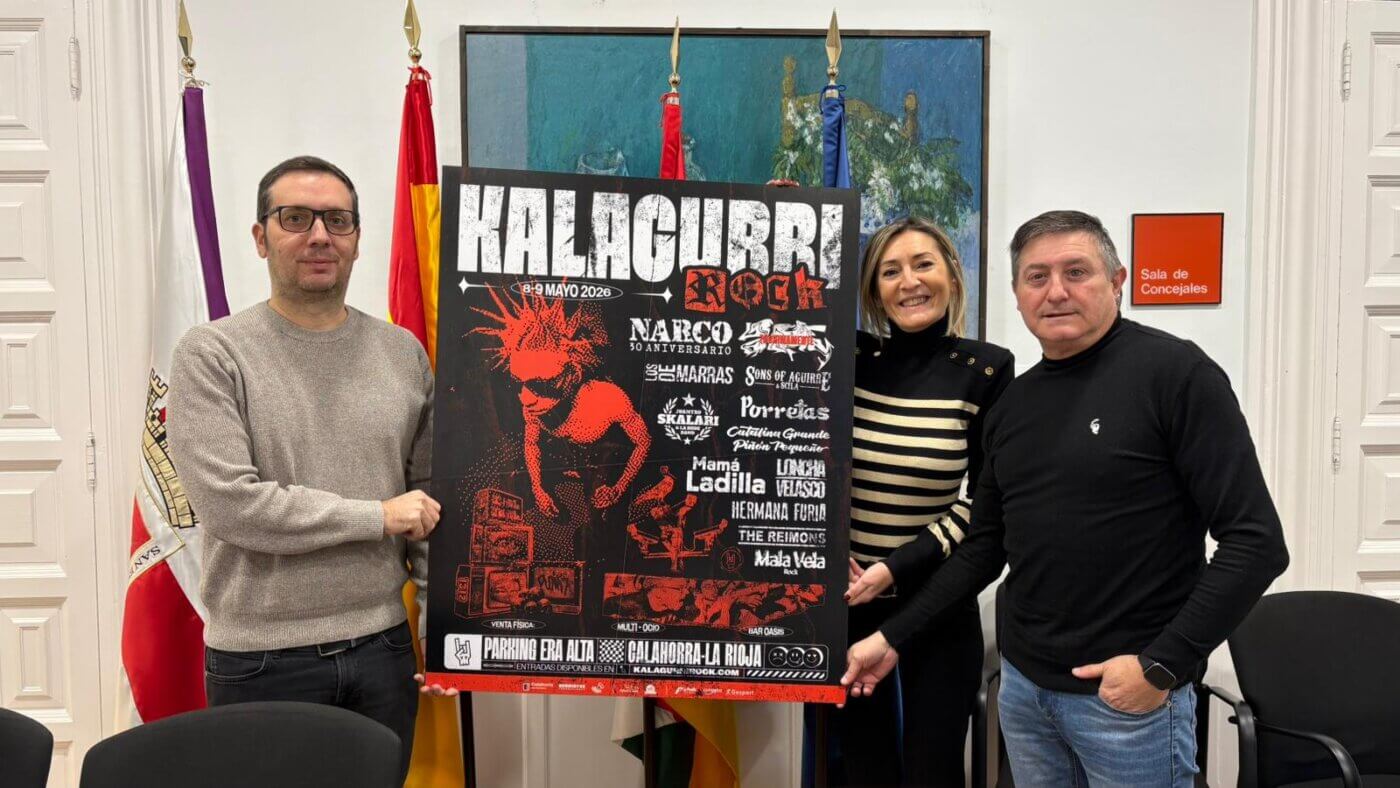 Lee más sobre el artículo Narco, Los de Marras y Porretas encabezan el cartel del festival KalagurriRock 2026