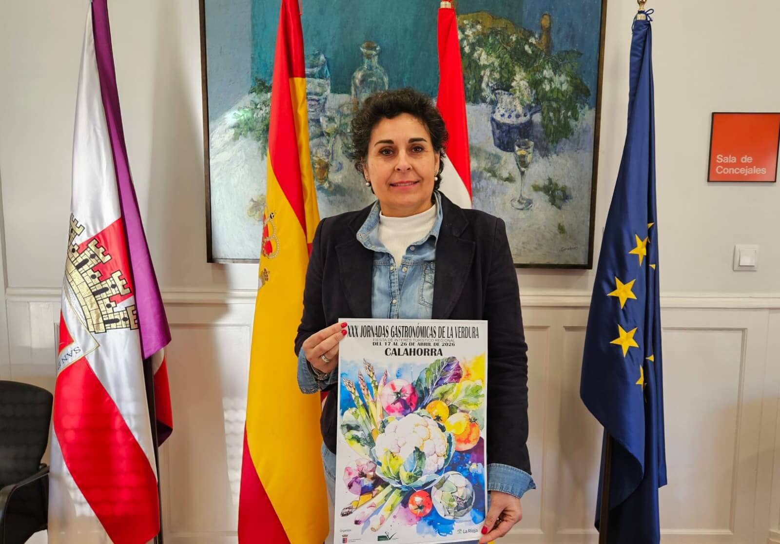 Lee más sobre el artículo Un bodegón de verduras, obra del navarro Iñaki Fernández, anuncia las «XXX Jornadas gastronómicas de la Verdura de Calahorra», que se celebrarán del 17 al 26 de abril