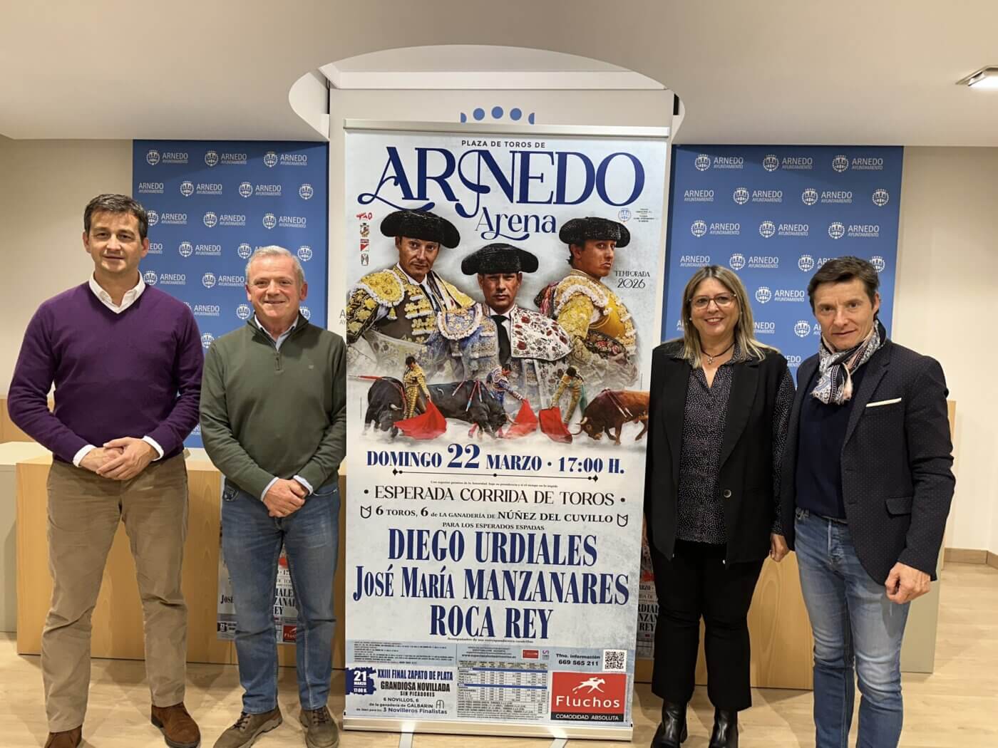 Lee más sobre el artículo Urdiales, Manzanares y Roca Rey, con reses de Núñez del Cuvillo, torearán el próximo 22 de marzo en el Arnedo Arena