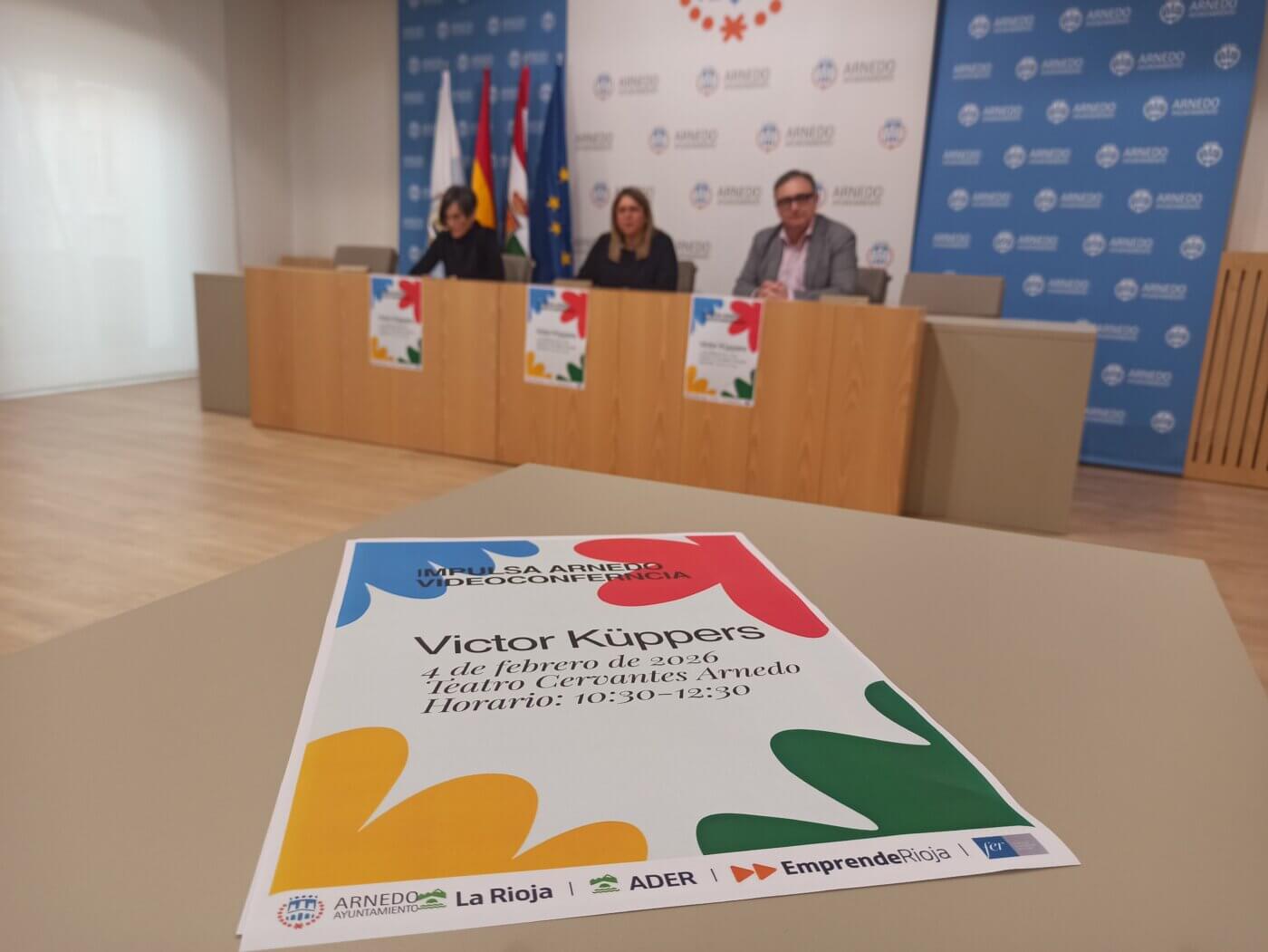 Lee más sobre el artículo El Ayuntamiento y la ADER organizan la segunda edición de ‘Impulsa Arnedo’, que se abre el miércoles 4 con una videoconferencia de Víctor Küppers